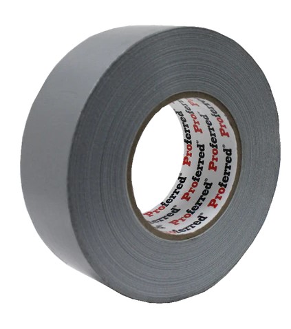 1.88" X 60YD "PROFERRED" HEAVY DUTY SILVER DUCT TAPE